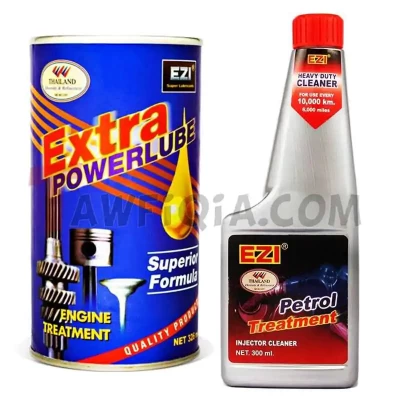 Ezi Extra power lube Blue + Ezi petrol treatment - EZI