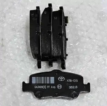 Rear Brake Pads Genuine Parts Toyota Corolla South Africa 2008-2