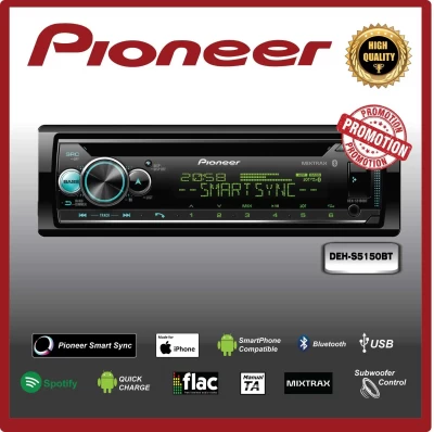 pioneer Car Stereo with Dual Bluetooth, Spotify Connect, Siri Ey - Pioneer