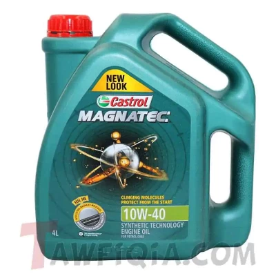 زيت موتور كاسترول ماجنيتك 10w40 نصف تخليقي  10 ألاف كليو -  4 لت - castrol