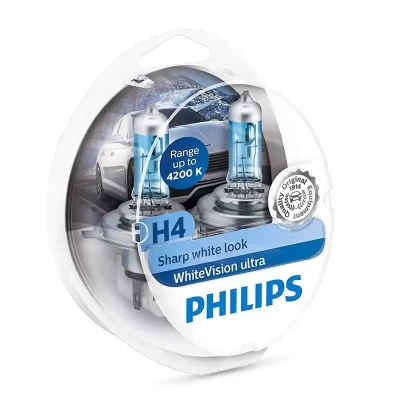 philips H4 White vision Lamp Kit - Philips
