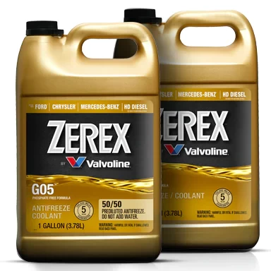 مياه تبريد فالفولين ZEREX G05 4 Lt - VALVOLINE