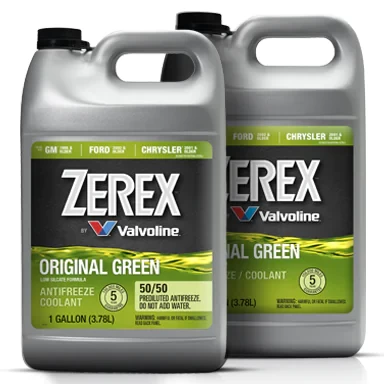 Vavloline Zerex Coolant Original Green  50/50 4 Lt - VALVOLINE