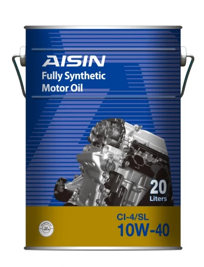 Aisin 10W40 CI-4 Full Synthetic Motor Oil, 20 Litre - AISIN