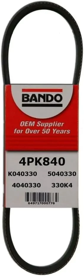 BANDO V-Ribbed Belts 4pk840 - Bando
