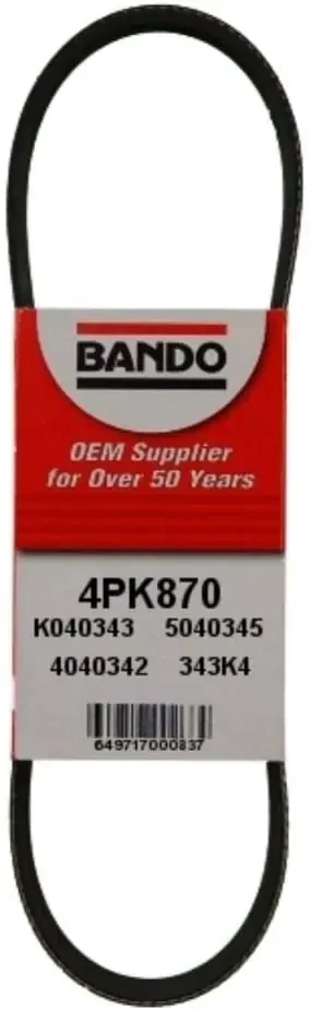 BANDO V-Ribbed Belts 4pk870