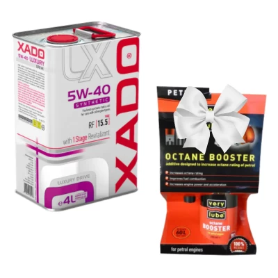 5W40 Luxury 4L Oil + Octane Booster Xado - XADO