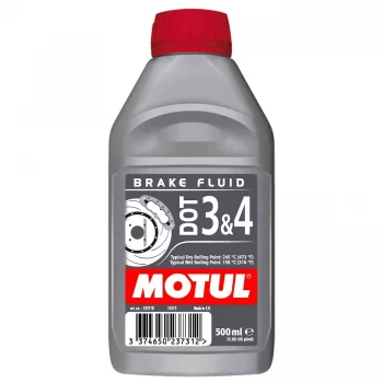 Dot 3& 4 Brake Fluid 100% SYNTHETIC- 0.5L