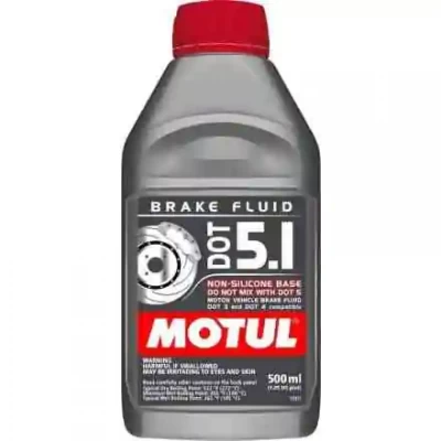 Dot 5.1 Brake Fluid 100% SYNTHETIC- 0.5L - Motul