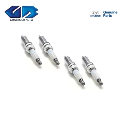 Original Set Of 4 Iridium Spark Plugs HYUNDAI - HYUNDAI Genuine Parts