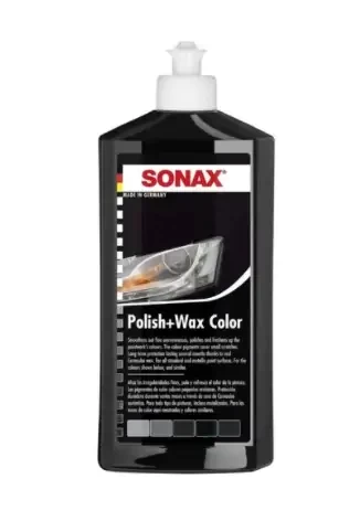 SONAX polish & wax color Black