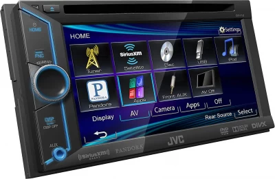 شاشة JVC مع جهاز استقبال دى فى دى KW-V10 - JVC