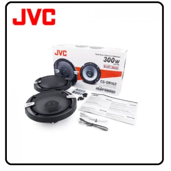 JVC مكبرات صوت متحدة المحور ثنائية الاتجاه مقاس 6.5 بوصة (16 سم) CS-DR162