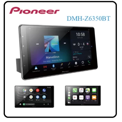 IN-DASH DOUBLE-DIN MULTIMEDIA AV RECEIVER WITH SHORT CHASSIS AND 6.8"  DMH-Z6350BT - Pioneer