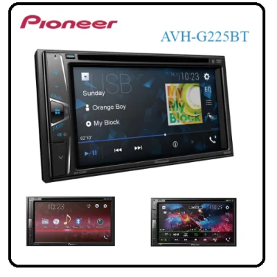 In-Dash Double-DIN Digital Media AV Receiver with 6.2" WVGA Touchscreen Display DMH-G225BT - Pioneer