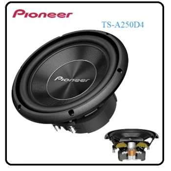 PIONEER 10" Dual Voice Coil 4 ohm Component Subwoofer  TS-A250D4