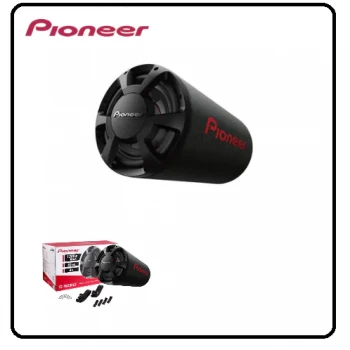 مضخم صوت PIONEER مقاس 30 سم محمّل مسبقًا في حاوية أنبوب انعكاس الجهير (1300 وات) TS-WX306T