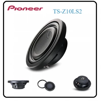 PIONEER 25cm -10" Z-Series Shallow Subwoofer (1300 W) 2 Ohm Single Voice Coil TS-Z10LS2