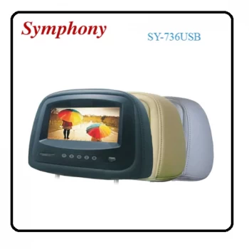 Symphony 7 inch Headrest Monitor with USB