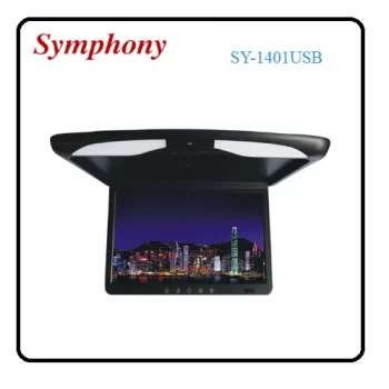 Symphony 14" FLIP DOWN LED BACKLIGHT MONITOR - SY-1401USB