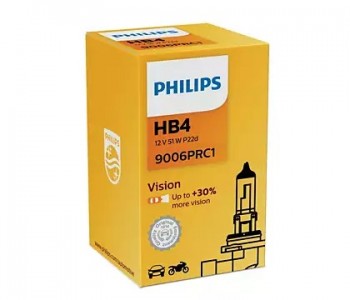 Philips car headlight bulb 9006 High Vision +30%