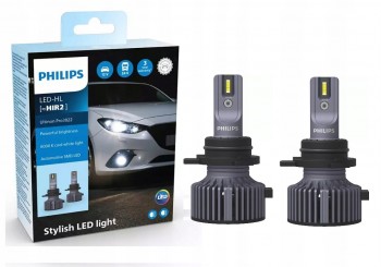 Pair Lamps H1 Ultinon Essential LED Philips Light Beam