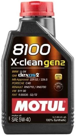 MOTUL 8100 X-CLEAN GEN2 5W-40 1L