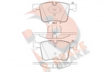 Front Brake Pads BMW X3/F25 RBRAKE