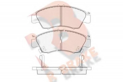 RBRAKE طقم تيل امامي HONDA CITY 2005 - R Brake
