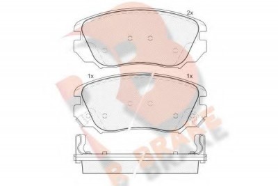 Front Brake Pads Opel Insignia 2015 RBRAKE - R Brake