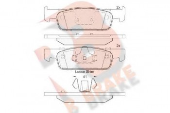 Front Brake Pads RENAULT LOGAN 2011-2015 RBRAKE