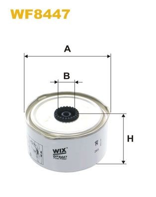 WIX FILTERS Fuel filter Land Rover Discovery IV 2009/2012 - Wix