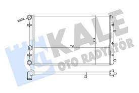 KALE RADIATOR SEAT IBIZA 2003 / SKODA FABIA / VW POLO 9N