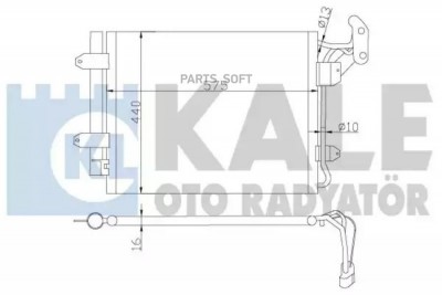 KALE A/C CONDENER VolksWagen TIGUAN - KALE