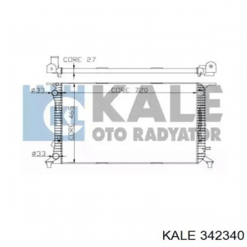 KALE A/C RADIATOR AUDI Q3