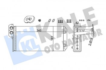 KALE A/C CONDESER MERCEDES BENZ  B-Class W245