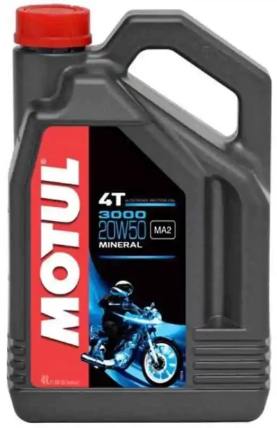Motorcycle Engine Oil (Motul 3000 20W50 4T) 4L - Motul