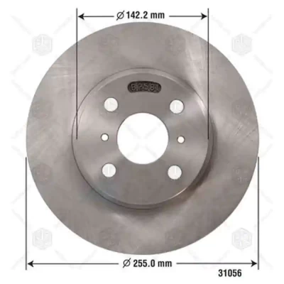 Front Brake Discs Toyota Corolla 2001-2007 - Carico