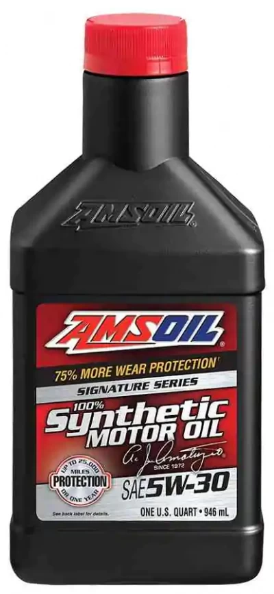 زيت موتور امسويل  Signature Series 5w30 عبوة 946مل (عمر طويل 25 - Amsoil