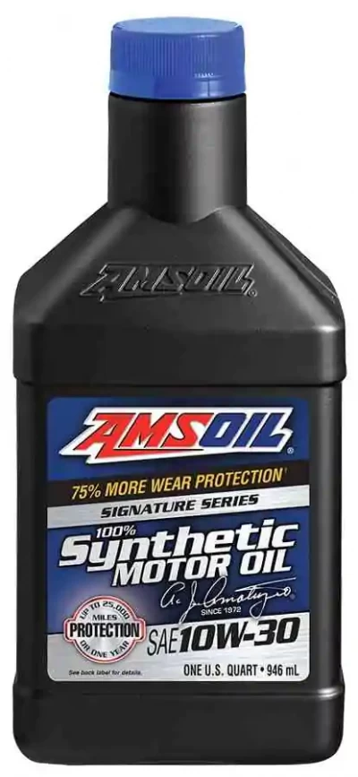 زيت موتور امسويل Signature Series 10w30 عبوة 946مل (عمر طويل 25 - Amsoil