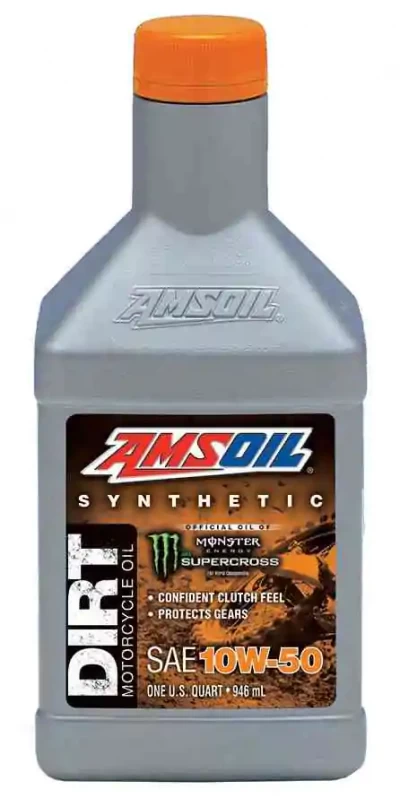 زيت دراجة ناريه امسويل  Dirt 10w-50  عبوة 946مل - Amsoil