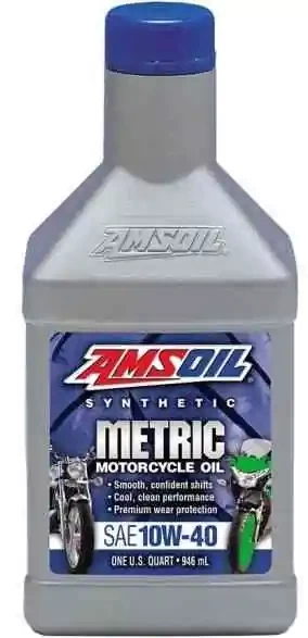 زيت دراجة ناريه امسويل  Metric  10w-40 عبوة 946مل - Amsoil