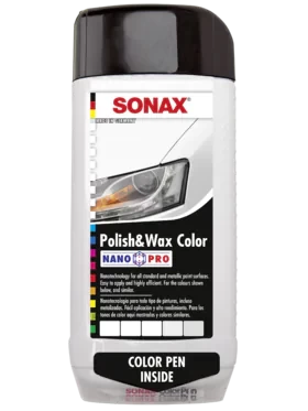 SONAX polish & wax color white