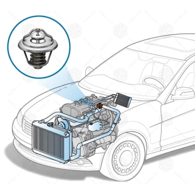 Thermostat for Chevrolet Aveo - Zenith