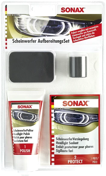 SONAX Headlight Restoration Kit