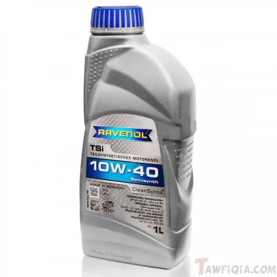 زيت موتور رافينول TSI  10W40 نصف تخليقي 1 لتر - Ravenol