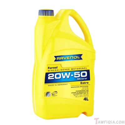 زيت موتور رافينول 20W50 سوبر فورميلا عبوة 4 لتر - Ravenol