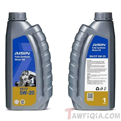 Aisin 5W20 Full Synthetic SN Motor Oil, 1 Litre - AISIN