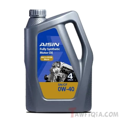 Aisin 0W40 Full Synthetic PAO ESTER Oil, 4 Litre - AISIN
