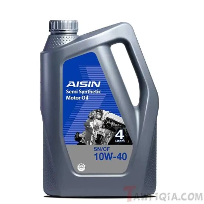 Aisin 10W40 Semi Synthetic SN Motor Oil, 4 Litre - AISIN